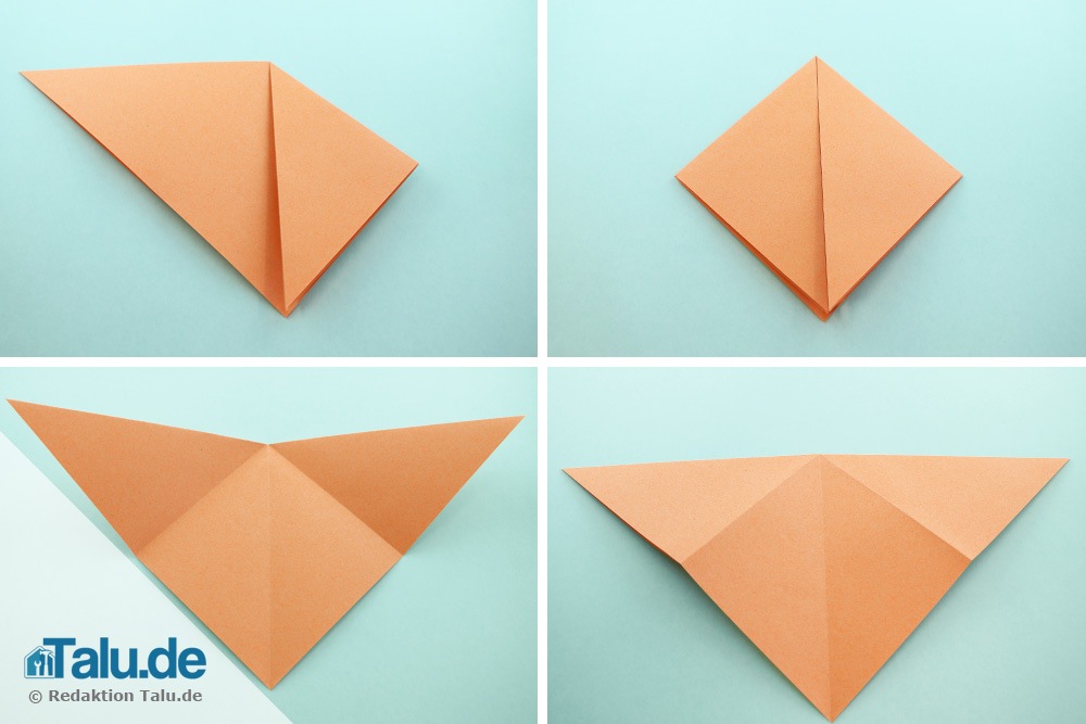 Origami Fisch falten