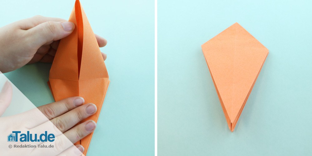 Origami Fisch falten