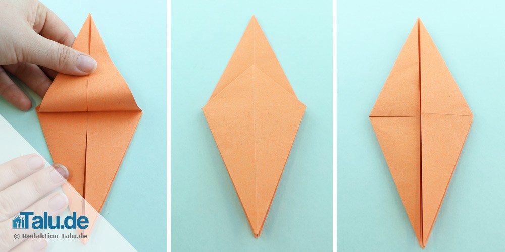 Origami Fisch falten