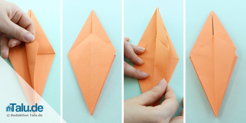 Origami Fisch falten