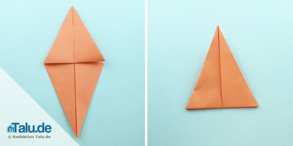 Origami Fisch falten