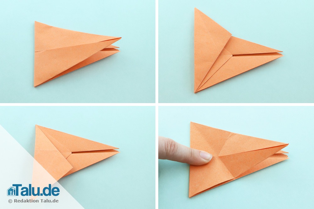 Origami Fisch falten