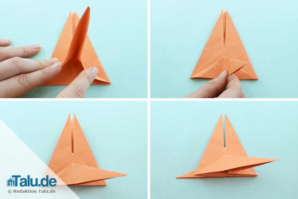 Origami Fisch falten