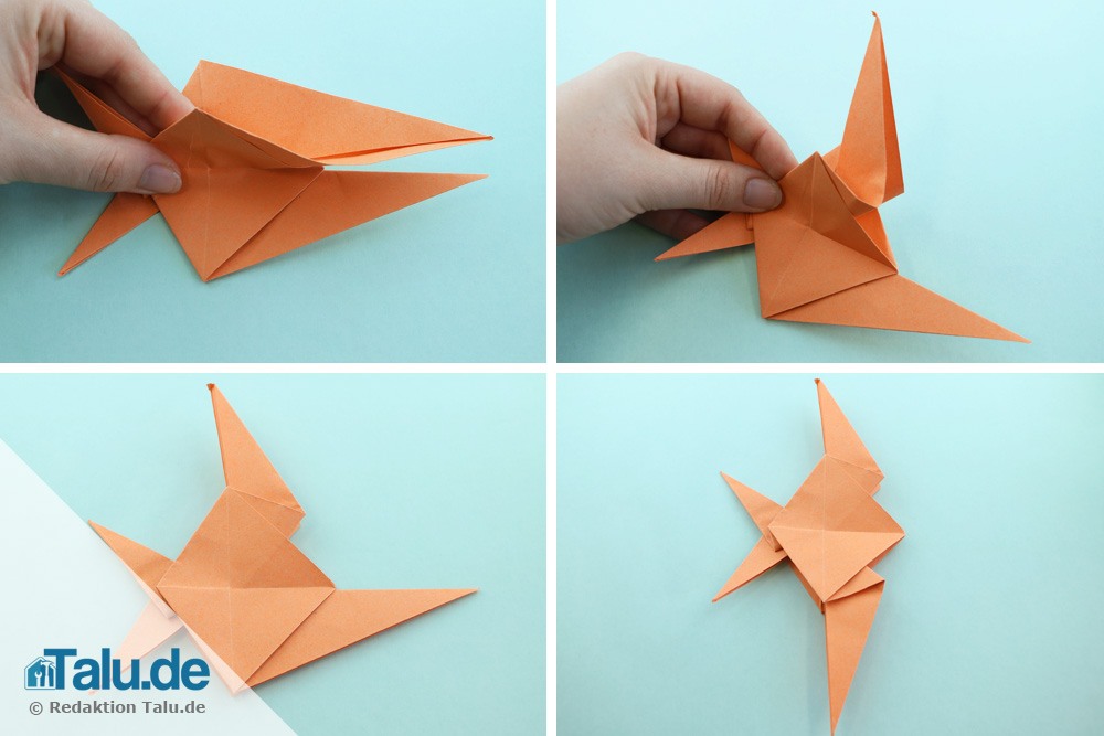 Origami Fisch falten