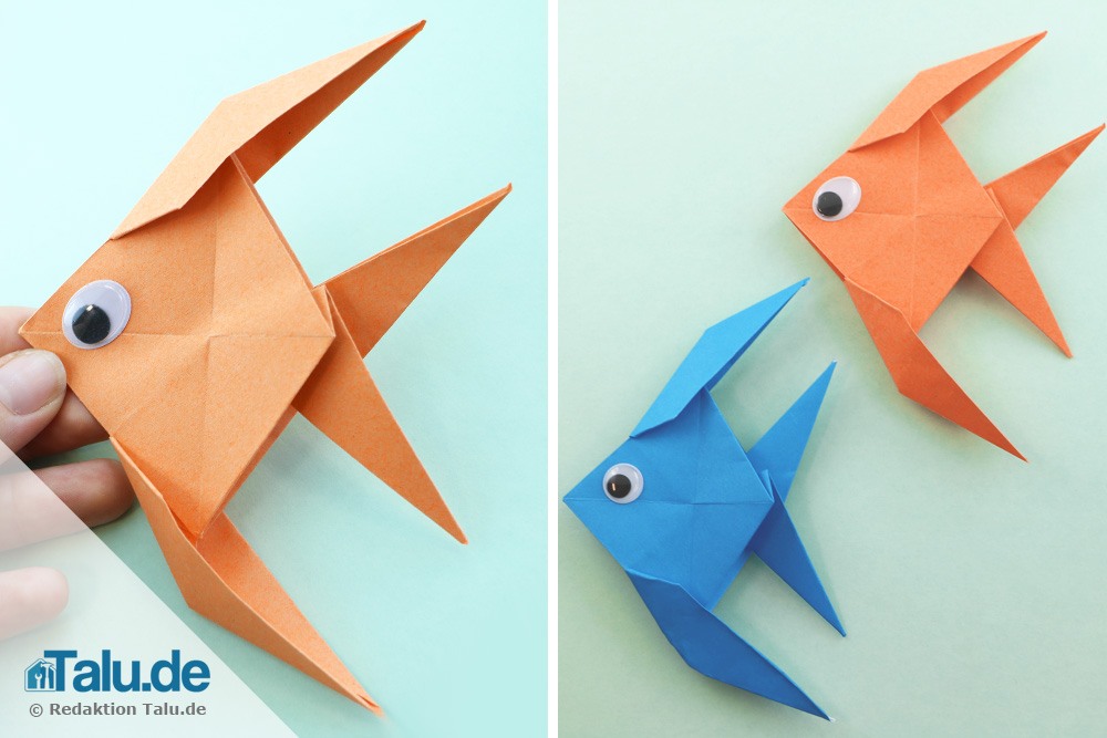 Origami Fisch falten