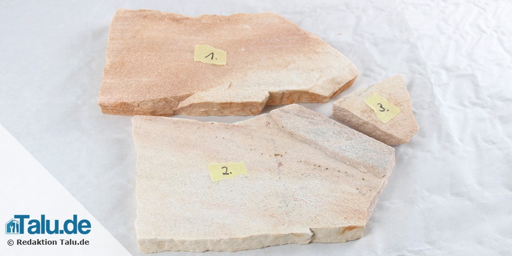 Polygonalplatten vorher nummerieren