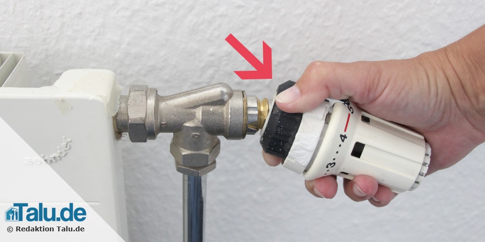 Heizung: Ventilkappe ohne Mutter abschrauben? (Handwerk, Heizungsventil)