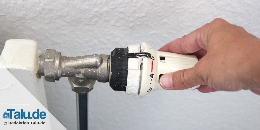 Thermostat aufdrehen