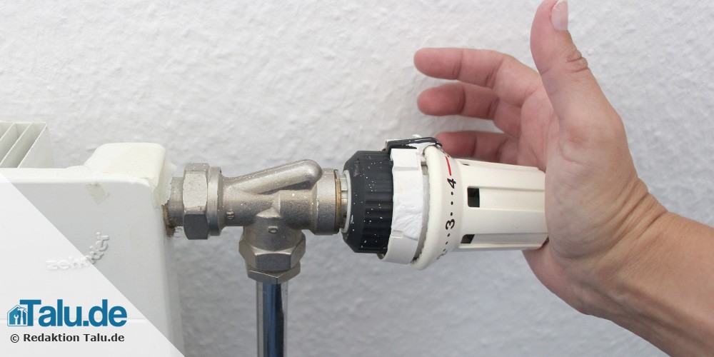 Thermostat aufsetzen