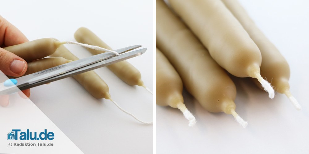 DIY-Bienenwachskerzen