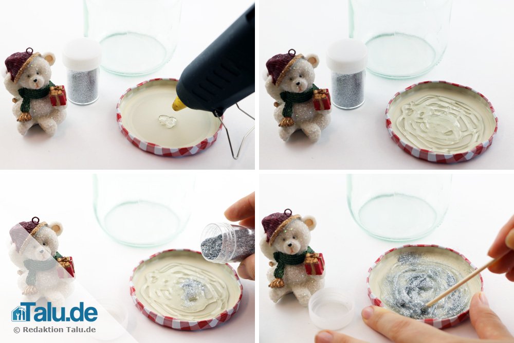 Schneekugel basteln