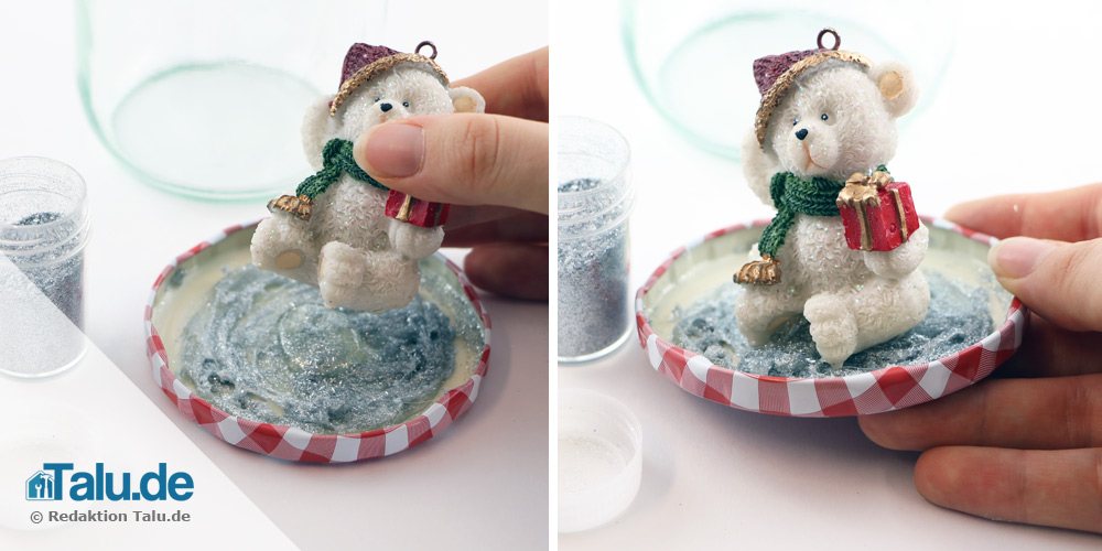 Schneekugel basteln