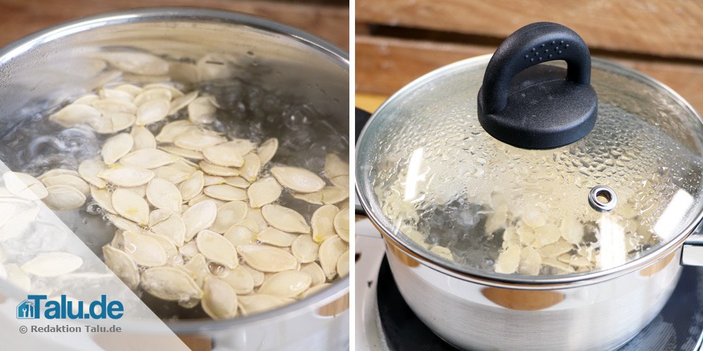 Kürbiskerne kochen