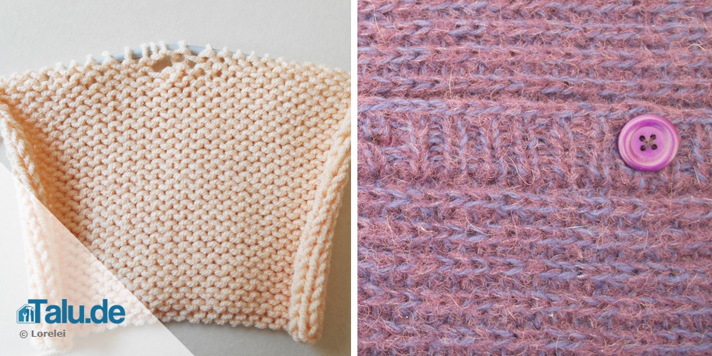 Knopfloch stricken