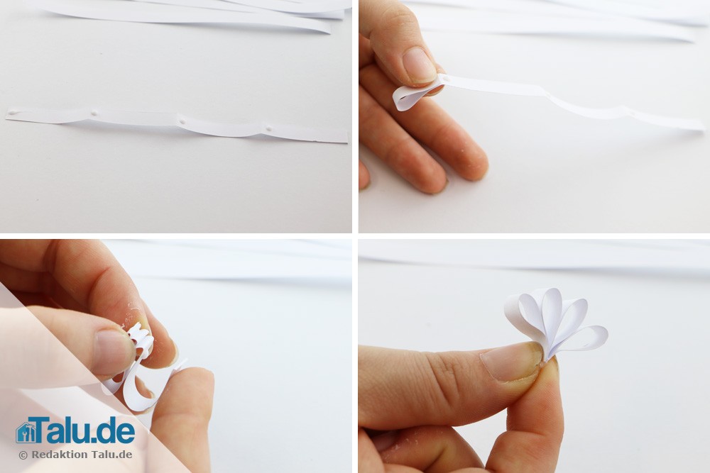 Quilling Blüte