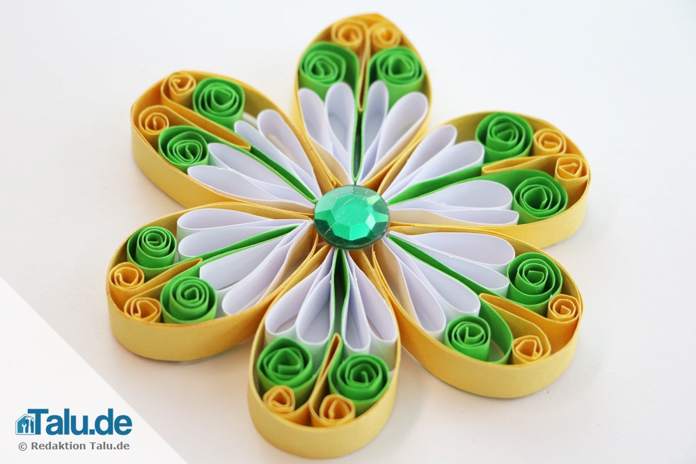 Quilling Blüte