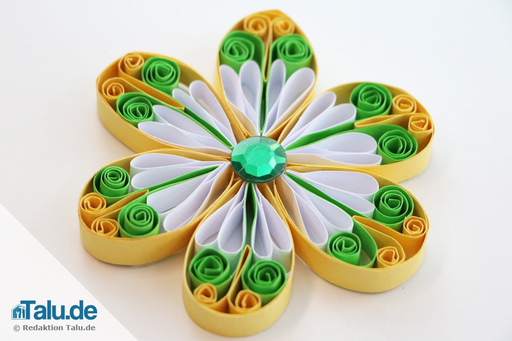 Quilling Technik Anleitung Zum Basteln Mit Papierstreifen Talu De