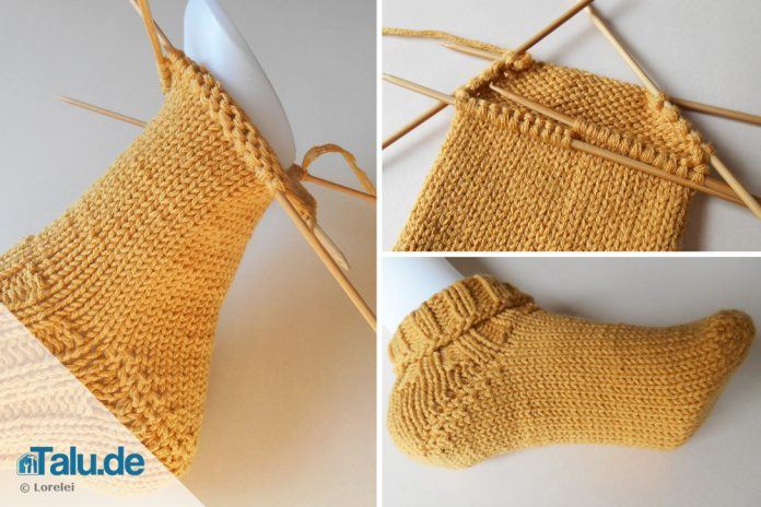 Socken Stricken Spitze Typen Beginnen Und Vernahen Talu De