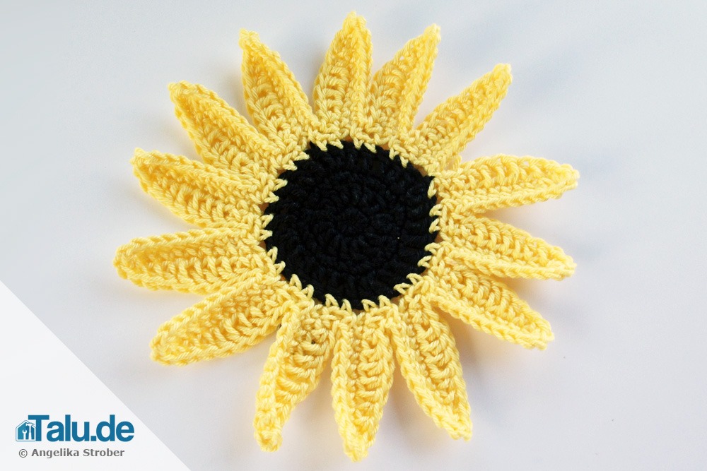 Sonnenblume häkeln