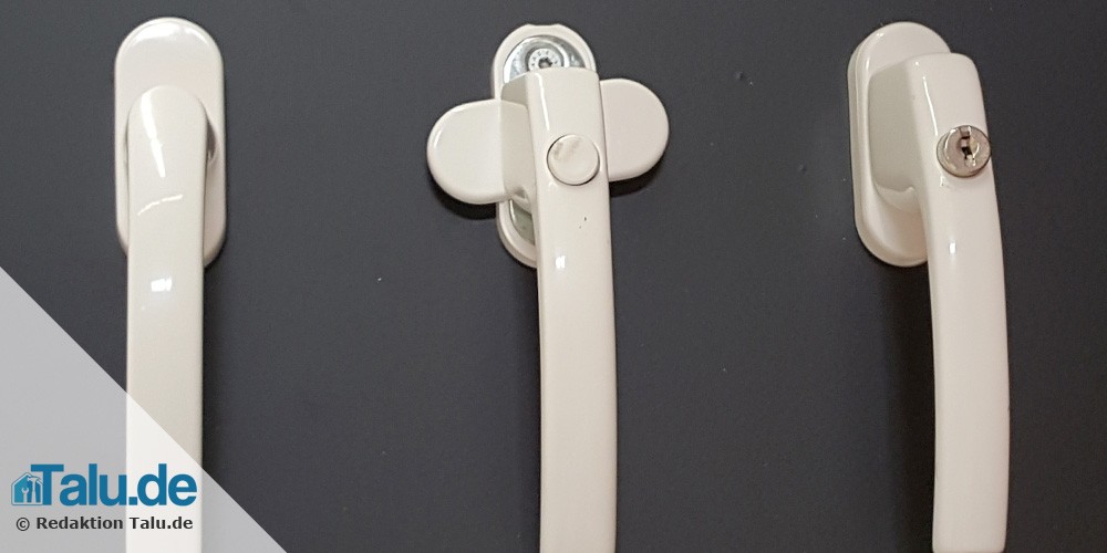 Varianten von Fenstergriffen