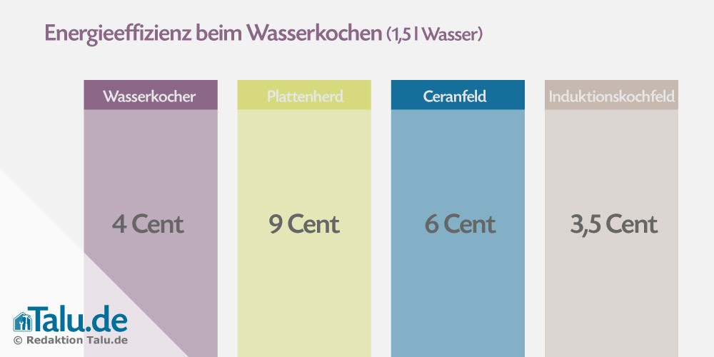 Kostenvergleich Induktion