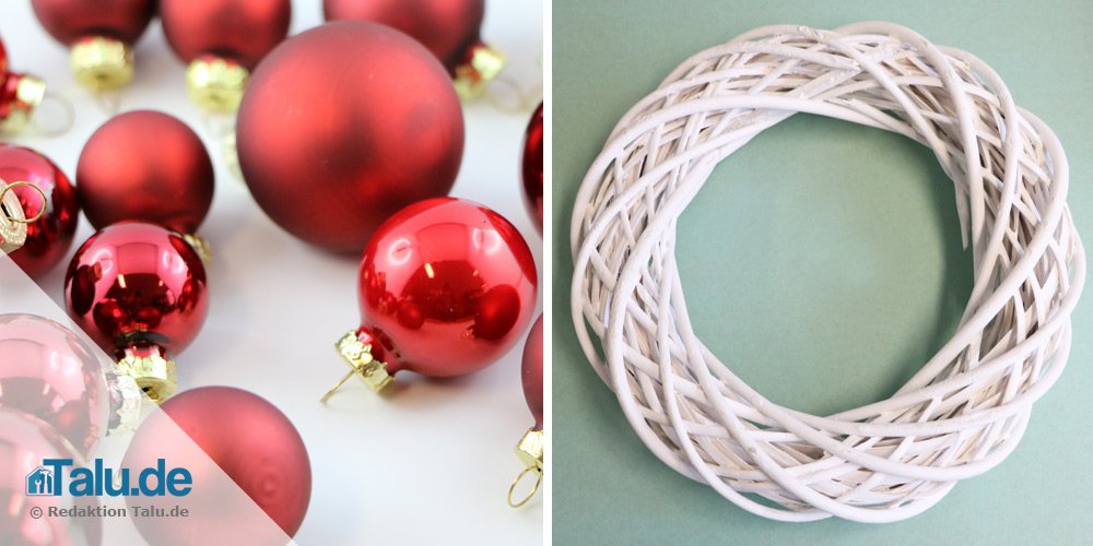 Adventskranz selber machen