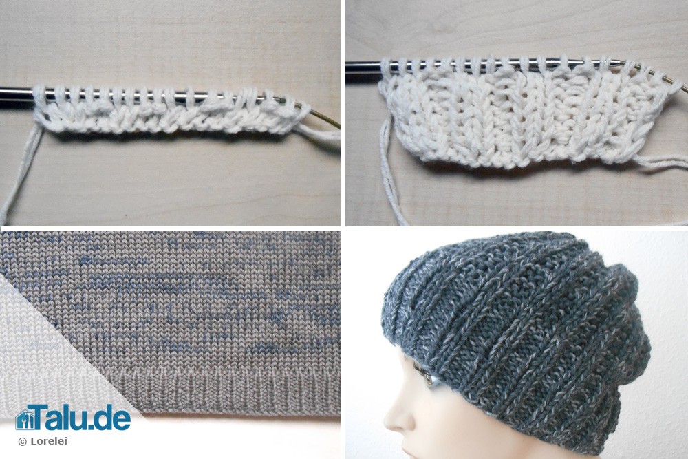 Linke Maschen stricken