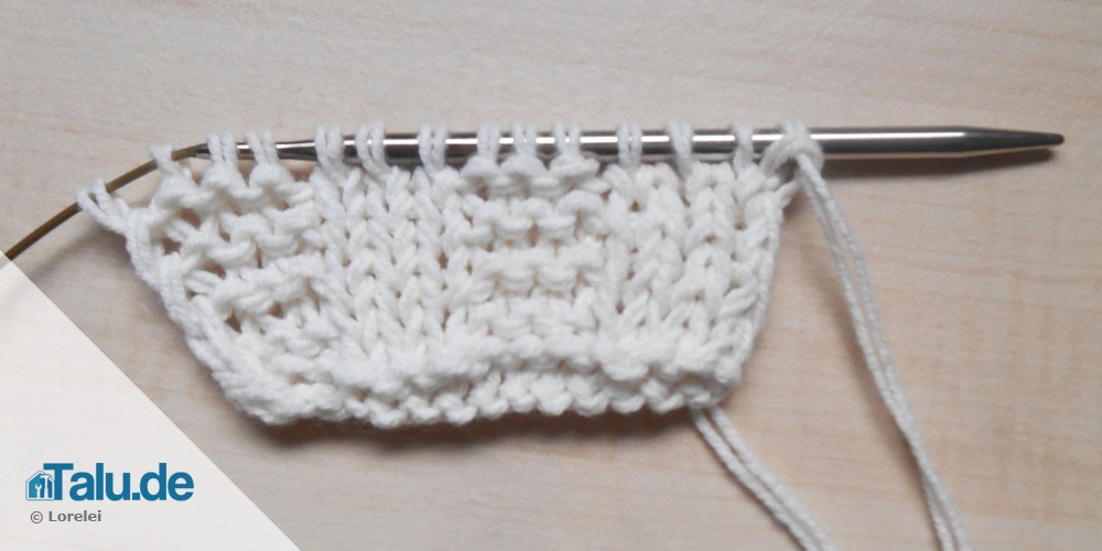 Linke Maschen stricken