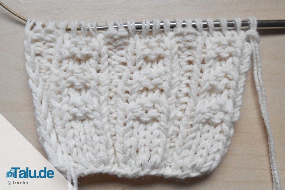 Linke Maschen stricken