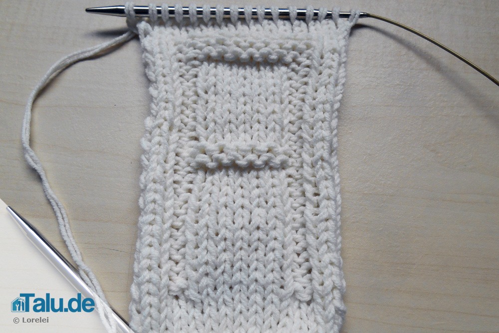 Linke Maschen stricken