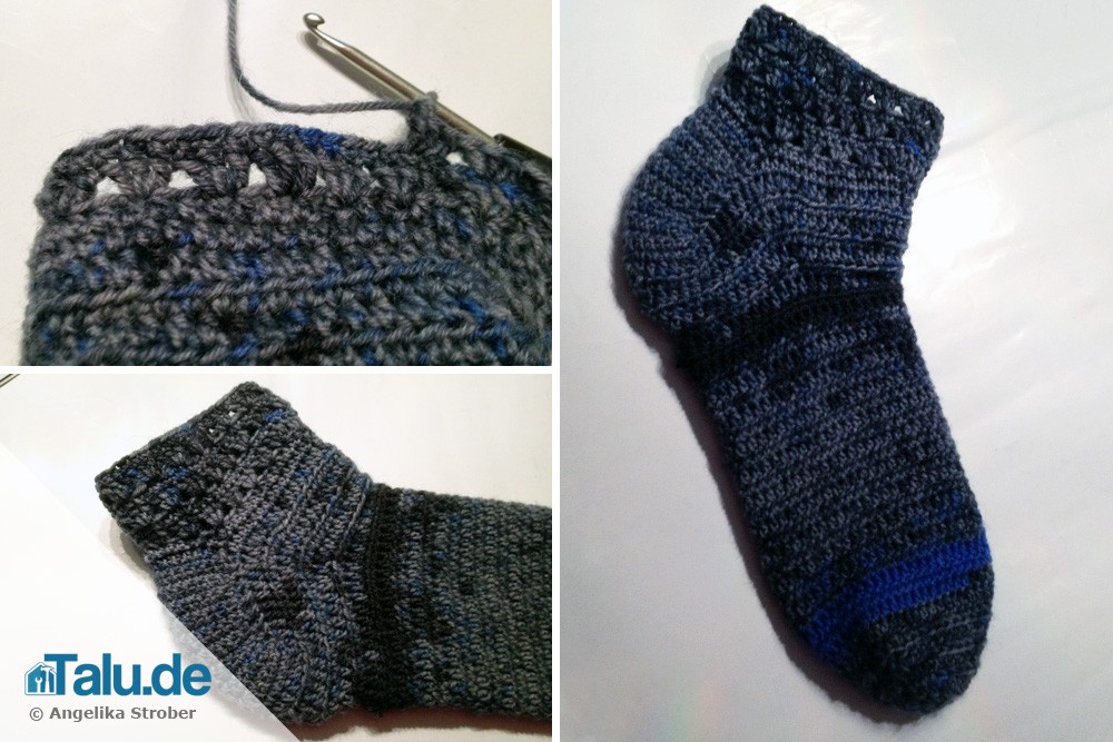 Socken häkeln