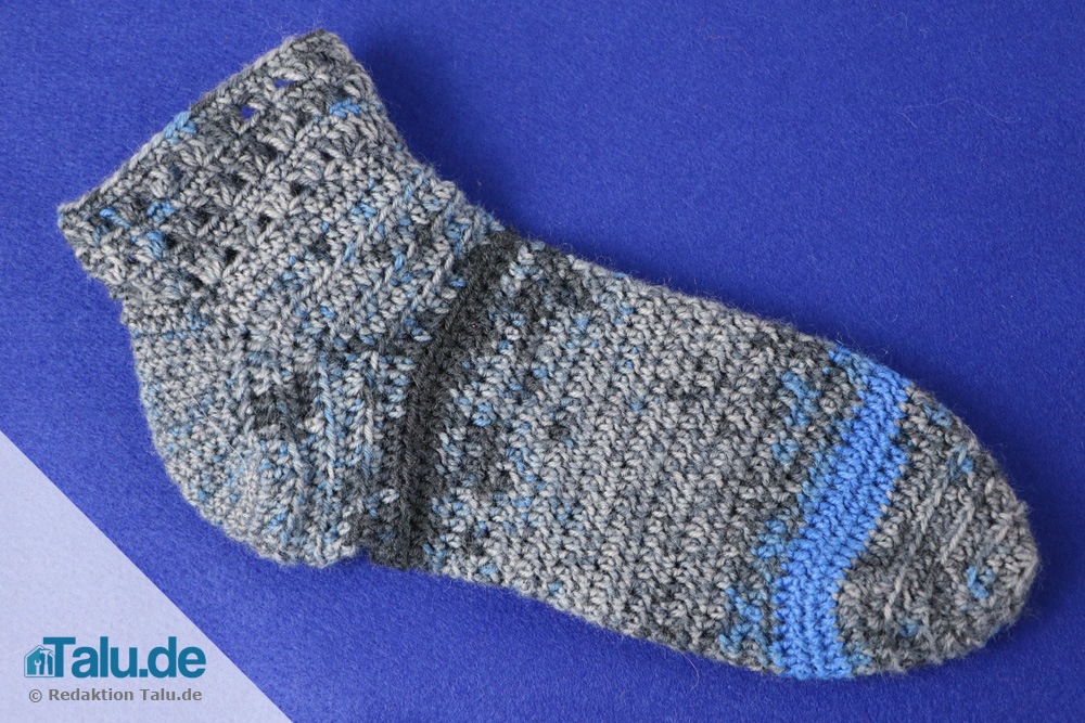 Socken häkeln