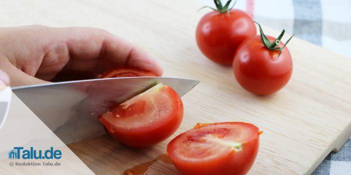 Tomaten schneiden