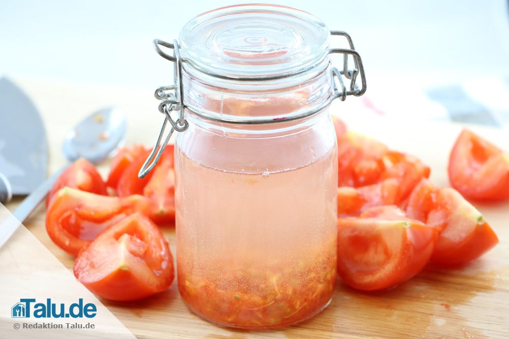Tomatensamen gewinnen