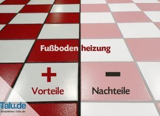 Fußbodenheizung Vorteile