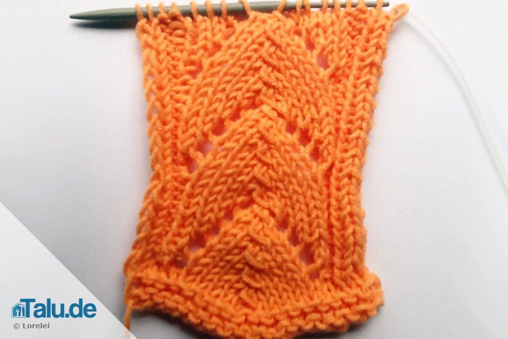 Ajourmuster stricken