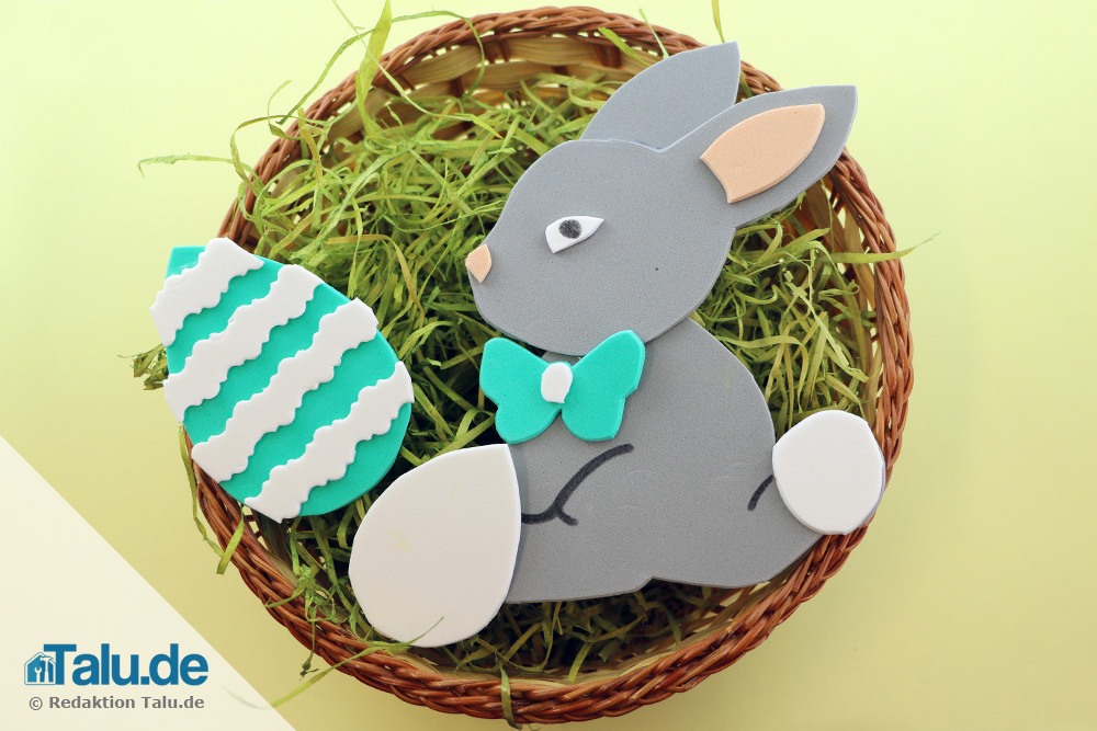 Osterhase aus Moosgummi