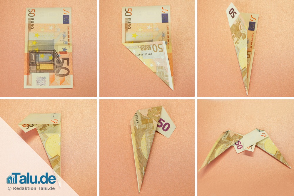 Engel aus Geldscheinen basteln