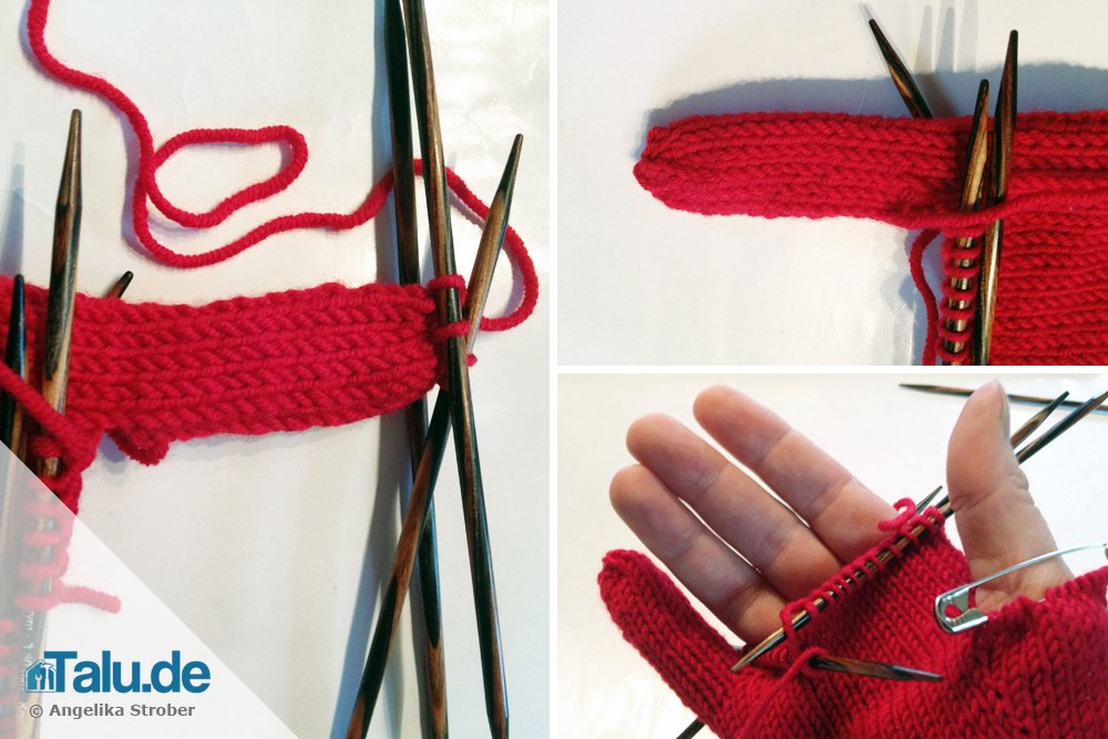 Fingerhandschuhe stricken