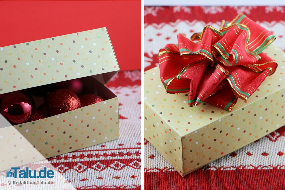 Geschenkbox basteln