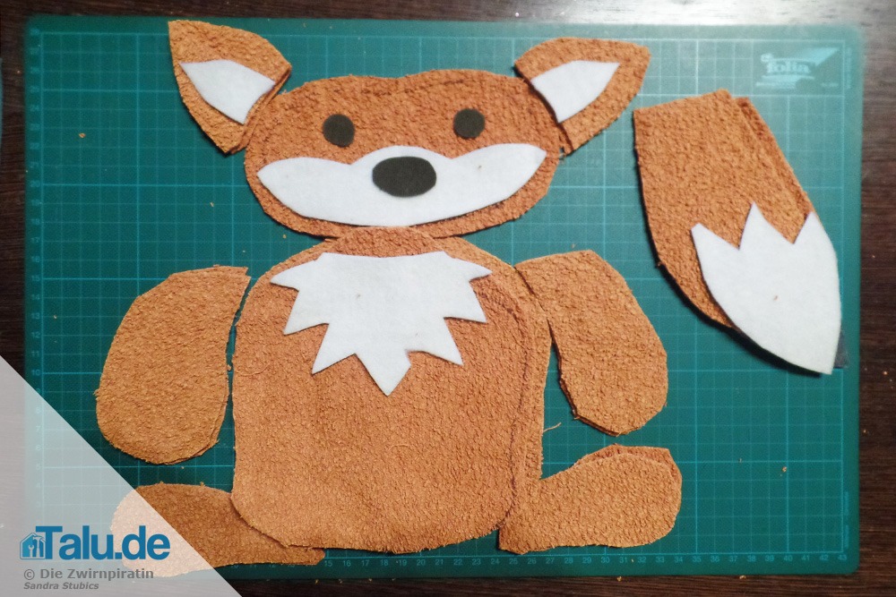 Kuscheltier-Fuchs nähen