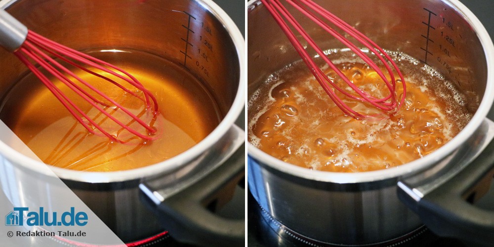 Honig und Wasser kochen