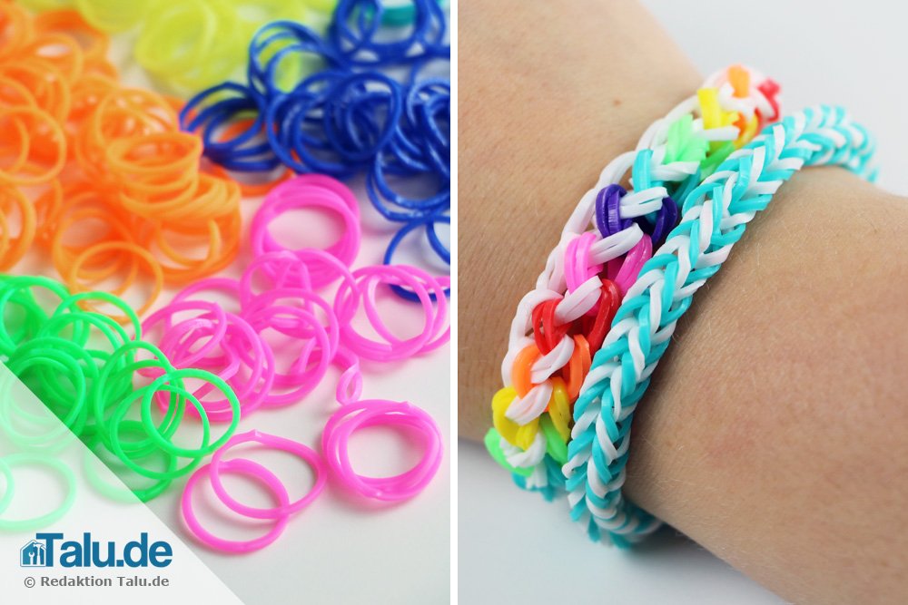 Gummi Armbänder Loom Bänder Gummi Armreife Rainbow Loom Geschenkartikel für Kids 