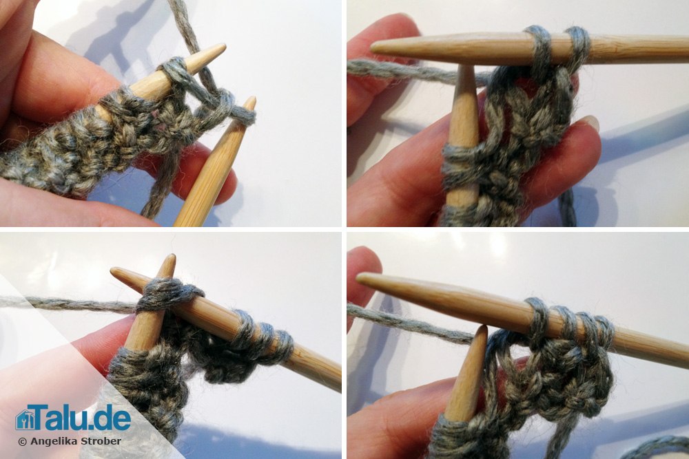 Halbpatent stricken