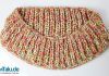 Schal stricken mit Patentmuster