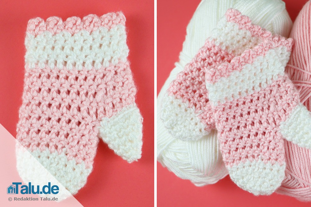 Babyhandschuhe häkeln