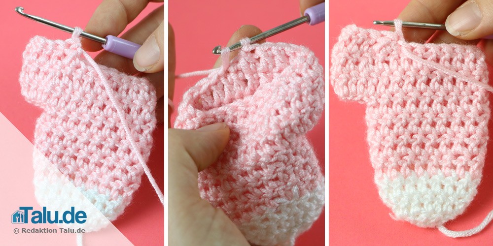Babyhandschuhe häkeln