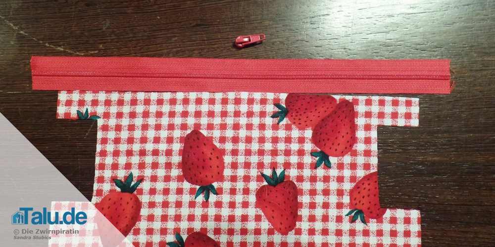 Federtasche mit Reißverschluss nähen