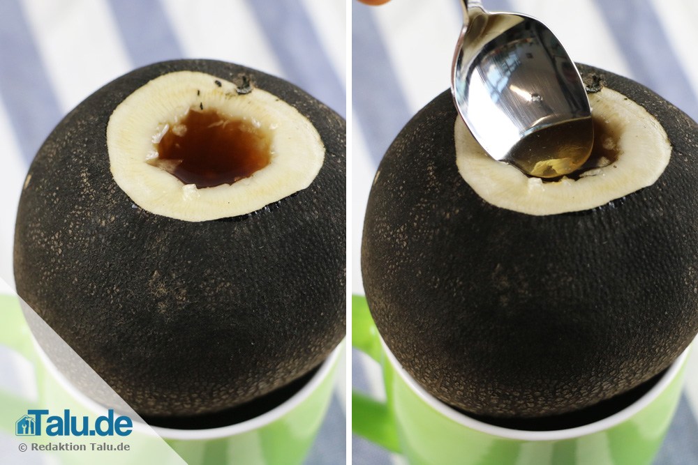 Hustensaft aus Rettich und Kandiszucker