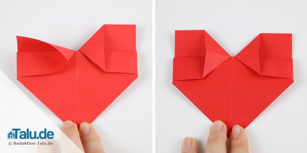 Origami Herz Aus Papier Falten Anleitung Talude